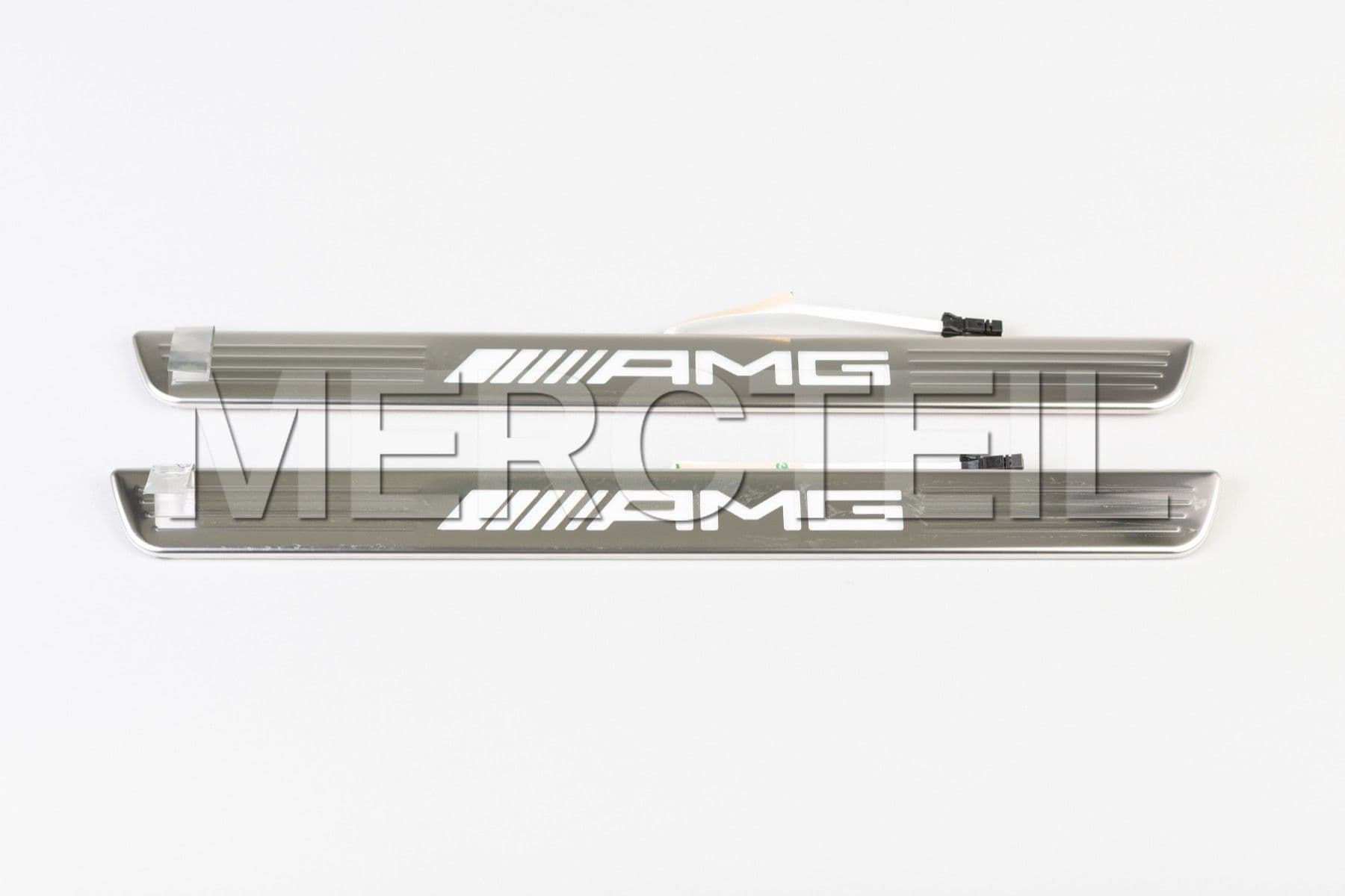 AMG Illuminated Door Sill Panels Genuine Mercedes AMG (part number: A1776801105)