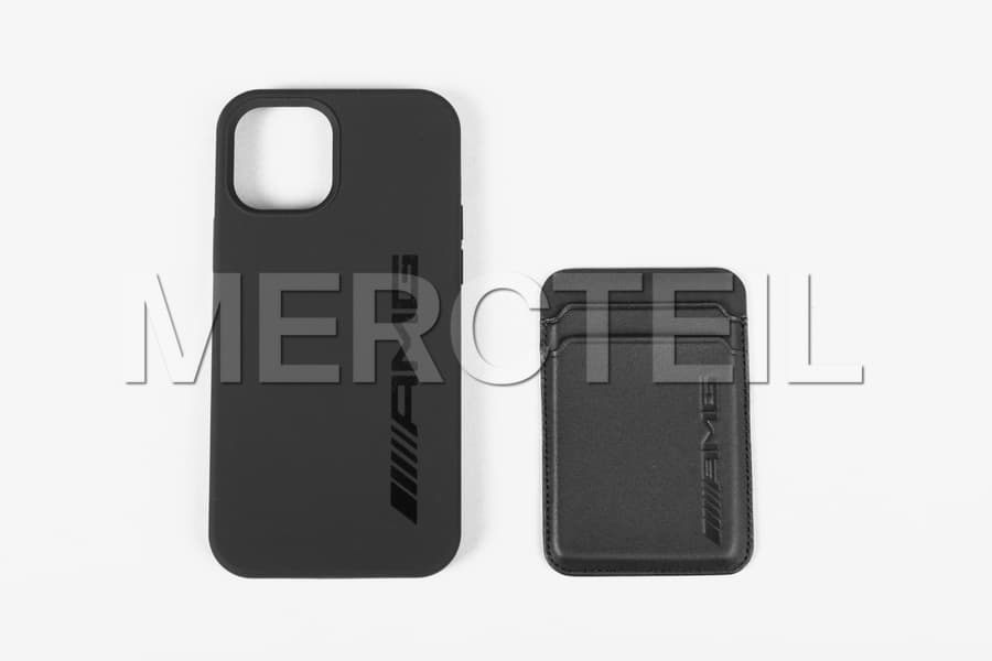 AMG Iphone 12 Pro Case Black with Credit Card Holder Genuine Mercedes AMG Collection preview 0
