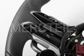 AMG Leather Steering Wheel with Switch Panels Genuine Mercedes-AMG (part number: A09946063109A84)