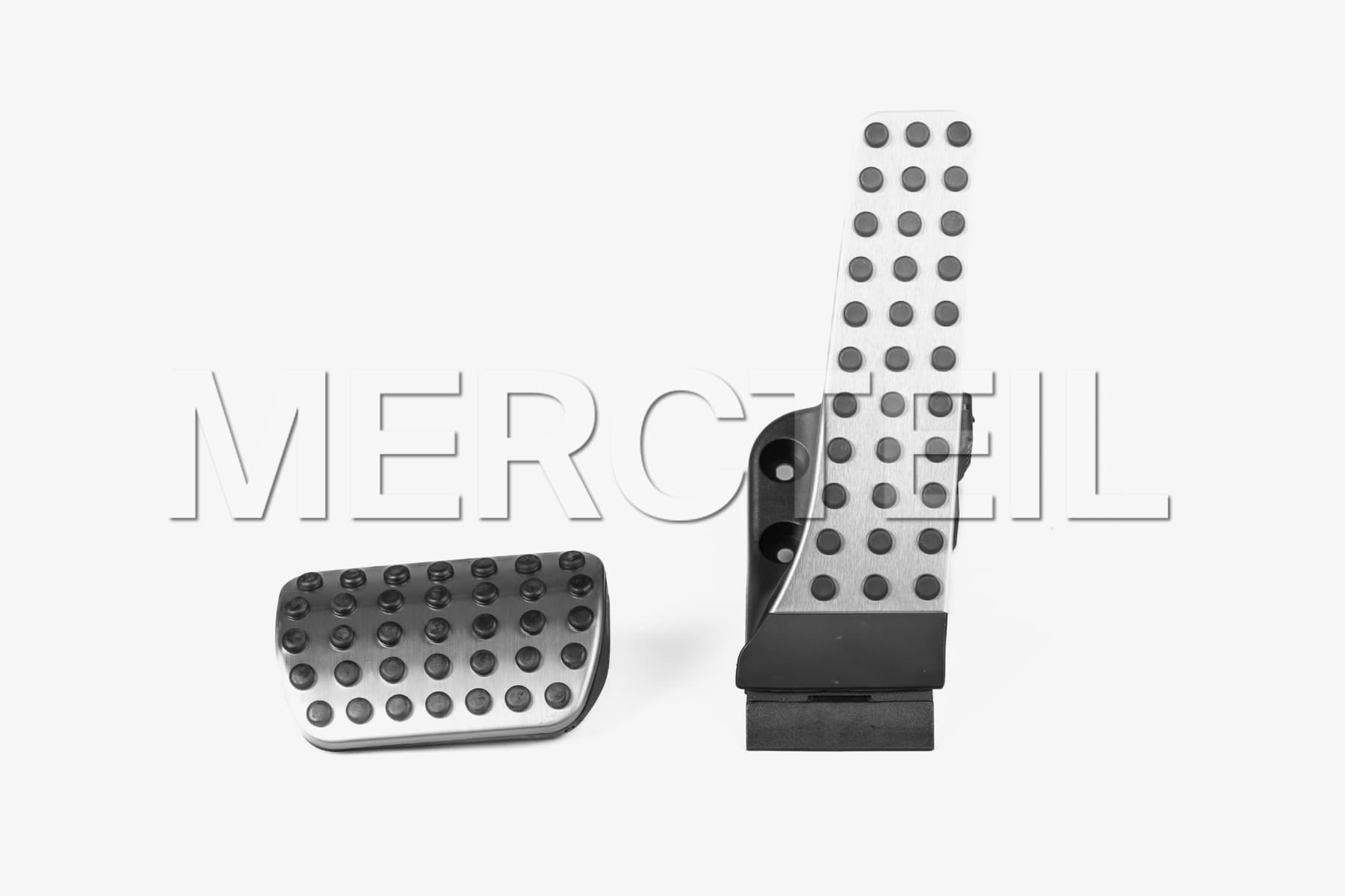 AMG-Line Stainless Steel Automatic Pedal Pads Set Genuine Mercedes-Benz
