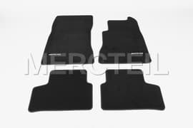 AMG Logo Black Velour Floor Carpets Genuine Mercedes-Benz (Part number: A24768097019J74)