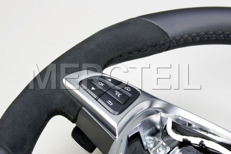AMG Performance Black AlcantaraLeather Steering Wheel