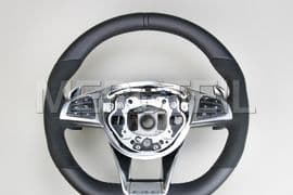 AMG Performance Black Alcantara/Leather Steering Wheel (part number: 	
A16646016189E38)