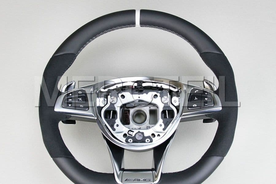 AMG Performance Black Leather Steering Wheel for C-Class GLC-Class