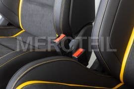 AMG Performance Seats Black & Yellow Genuine Mercedes AMG for GLA-Class X156