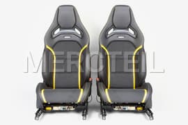 AMG Performance Seats Black & Yellow Genuine Mercedes AMG for A-Class W176