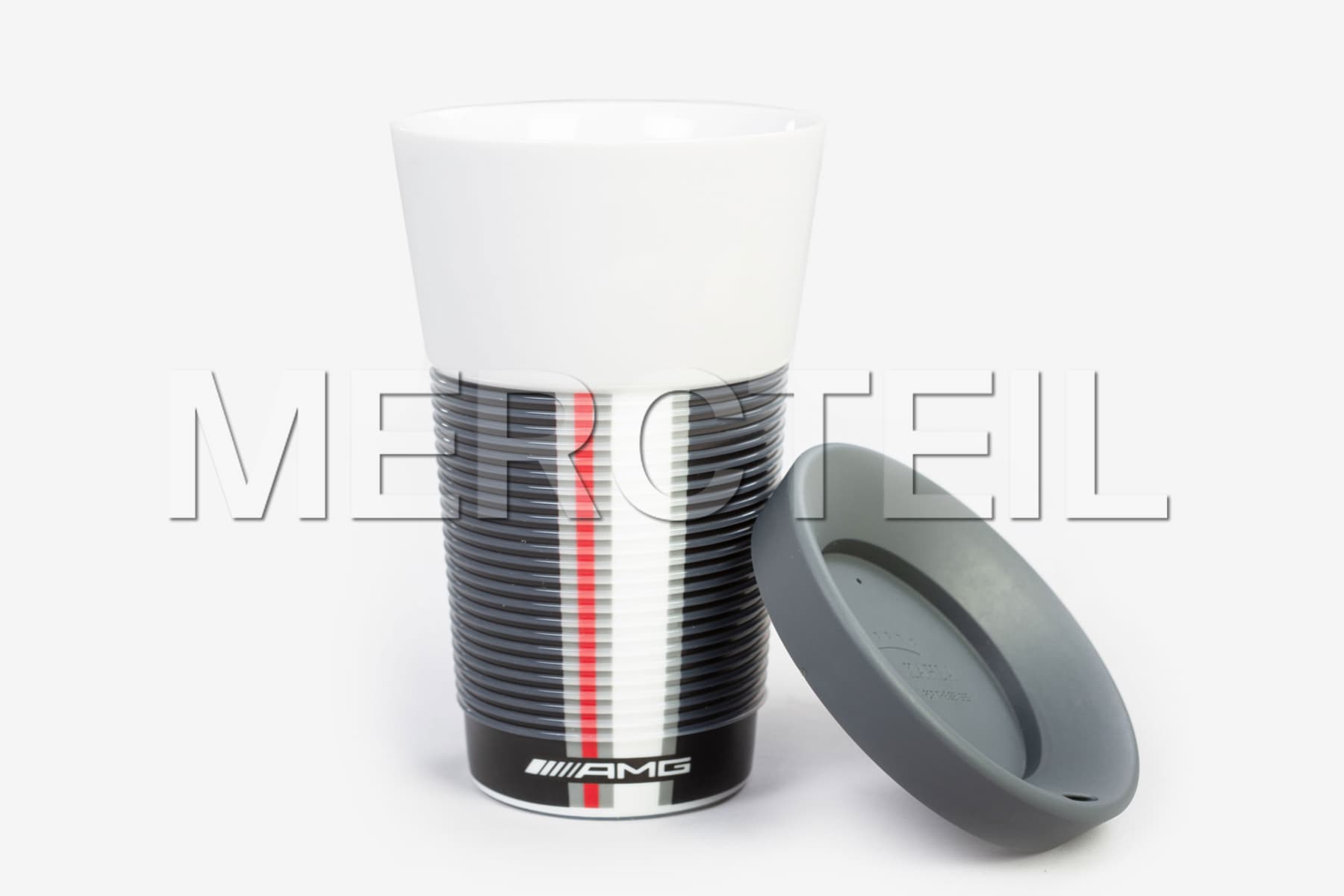 AMG Porcelain Travel Mug Genuine Mercedes AMG Accessories (part number: B66953320)