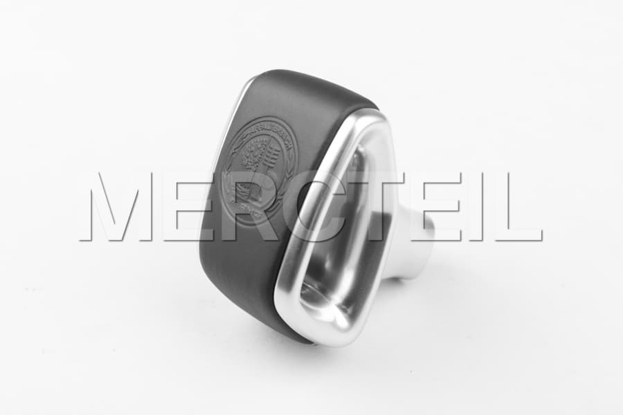 AMG Schalthebel aus Aluminium mit Schwarze Leder Original Mercedes