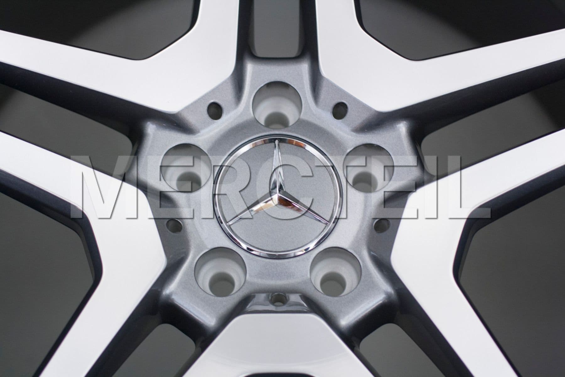 AMG 20 Inch Set Of Forged Grey Wheel for S Class W221, CL Class C216 Part Number B66031380, 66031380.