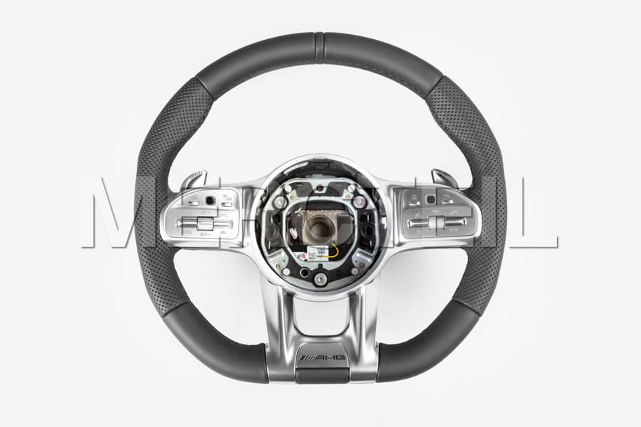 AMG Steering Wheel Performance Black Nappa Leather Genuine Mercedes AMG preview 0