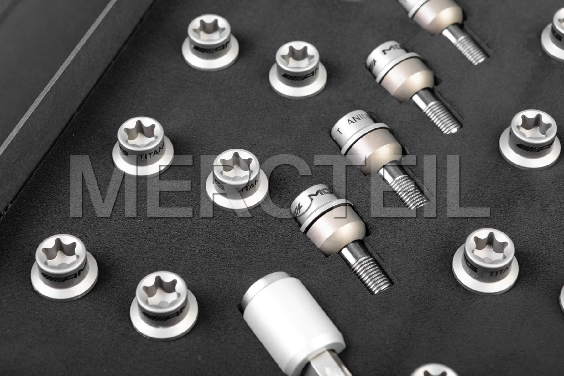 AMG Titanium Wheel Studs Kit Genuine Mercedes-AMG B66030024
