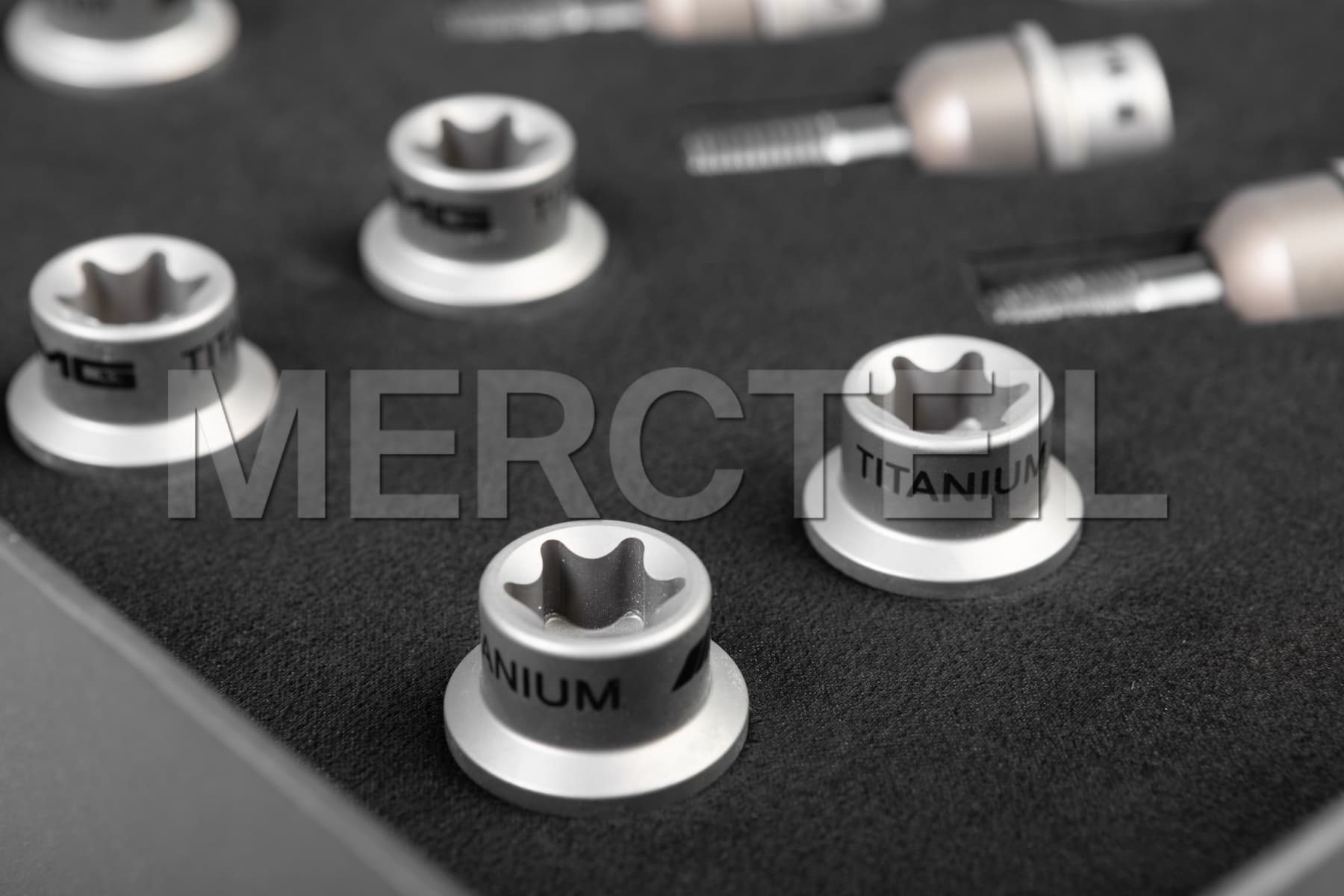 AMG Titanium Wheel Studs Kit Genuine Mercedes-AMG B66030024