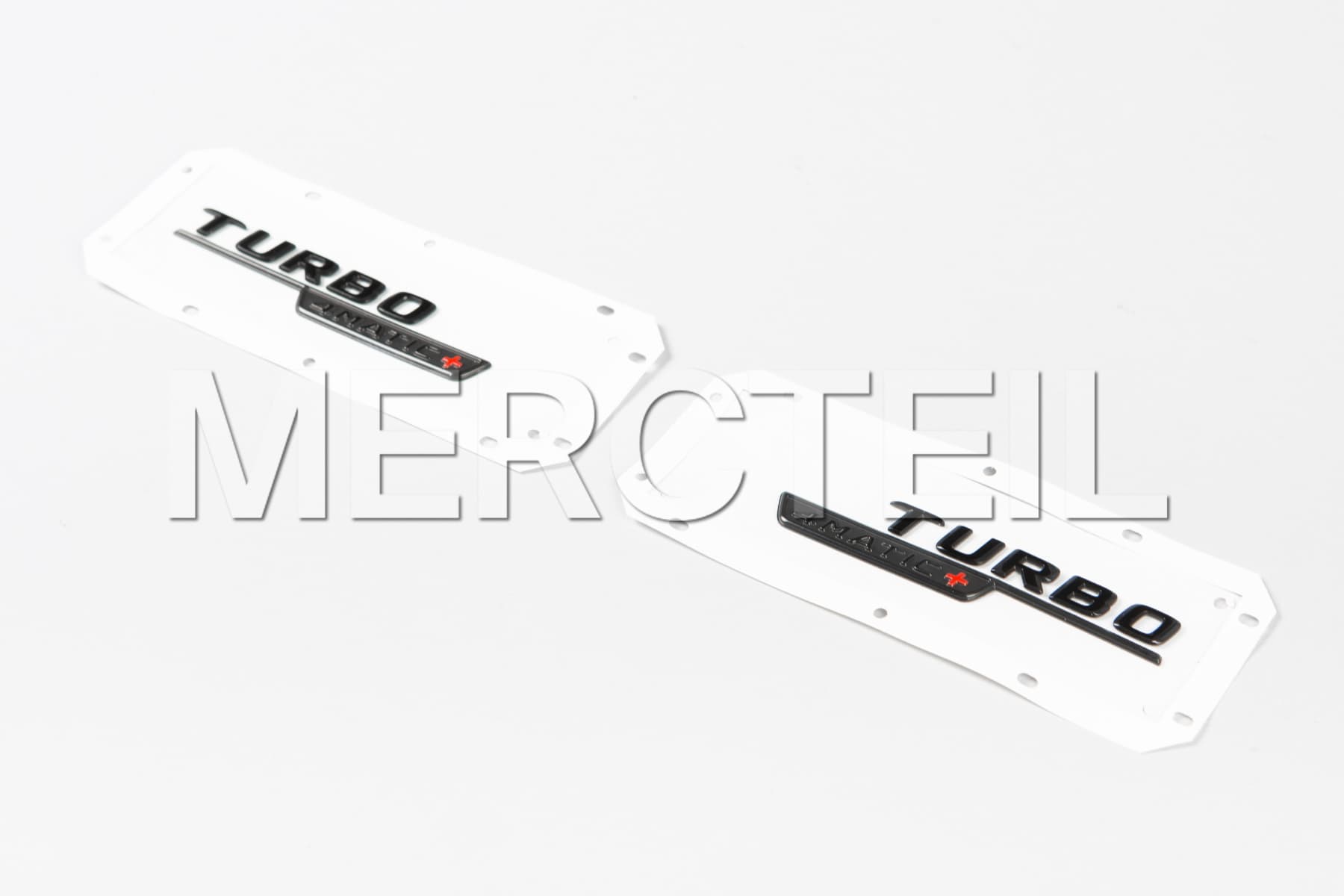 AMG Turbo 4Matic+ Lettering Black Fenders Stickers Genuine Mercedes AMG (part number: A1778177700)