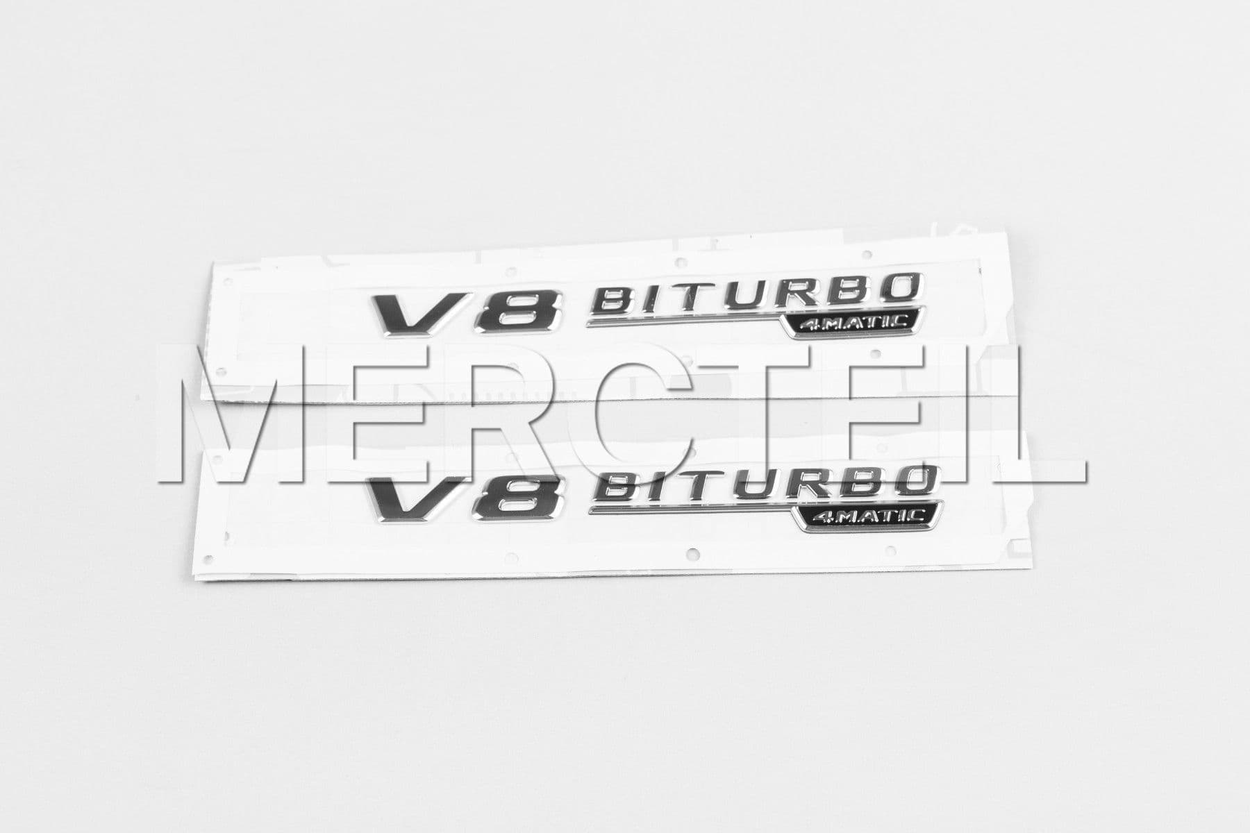 V8 BiTurbo 4Matic Decal (part number: A2228174900)