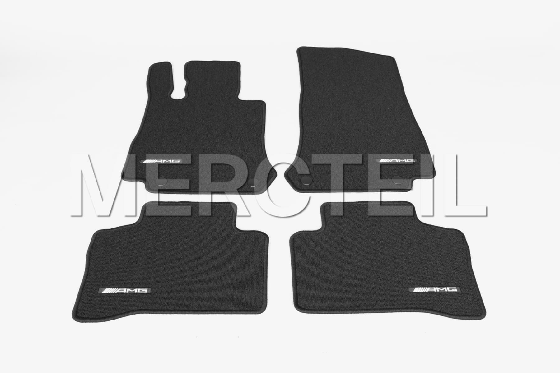 AMG Velour Floor Mats Set GLC SUV X253/GLC Coupe C253 LHD/RHD Genuine Mercedes-AMG A25368073029G63/A25368005039G63