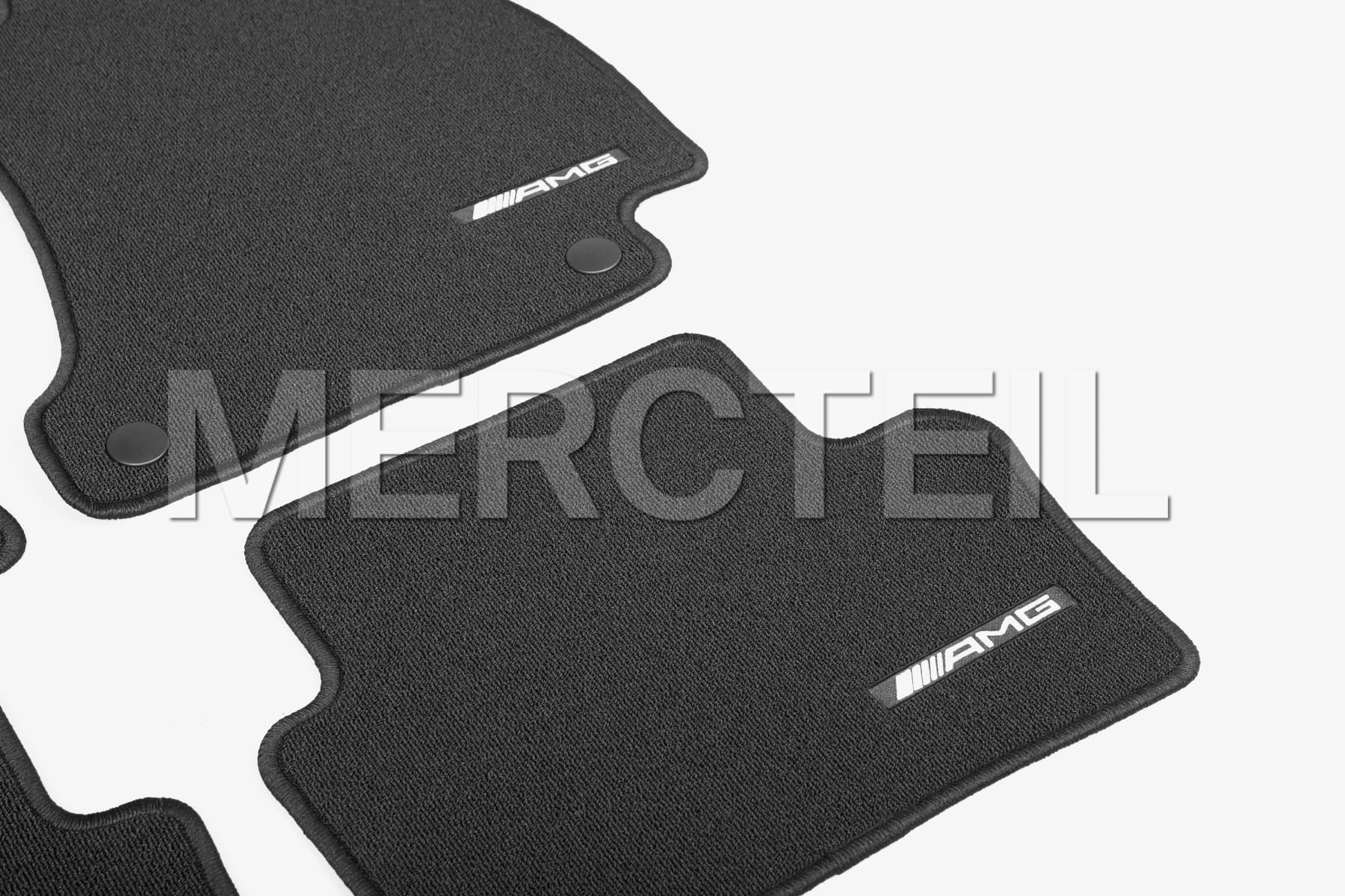 AMG Velour Floor Mats Set with Velour Edge Genuine Mercedes-AMG (Part number: A2136806605649G63)