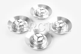 AMG Wheel Center Caps G Class Silver W463A Genuine Mercedes AMG (part number: A00040043007756)