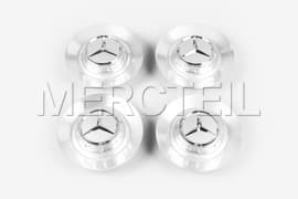 AMG Wheel Center Caps GLE Class Silver Genuine Mercedes AMG (part number: A00040073007756)