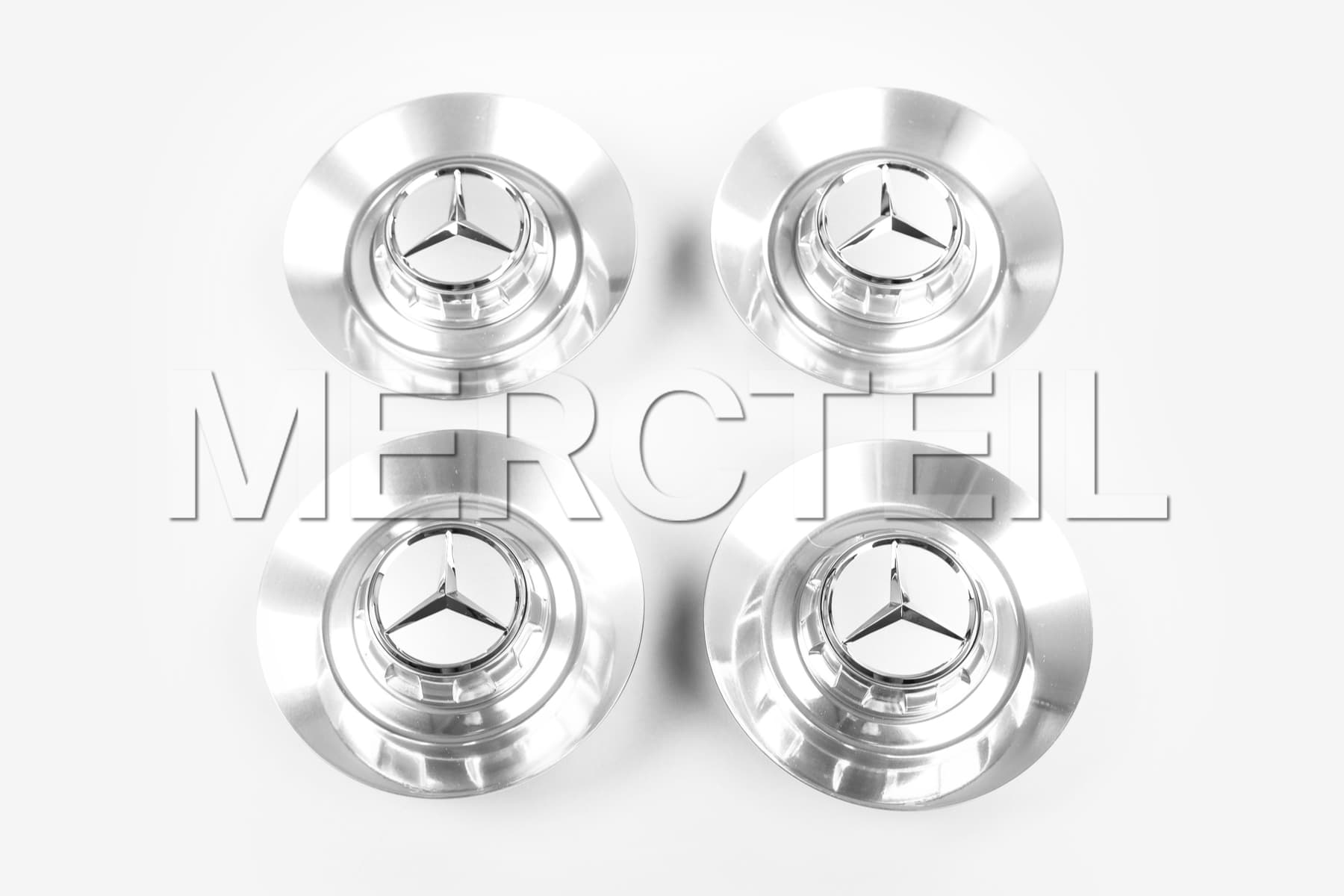 AMG Wheel Center Caps Himalayas Middle Grey Genuine Mercedes AMG (part number: A00040022007756)