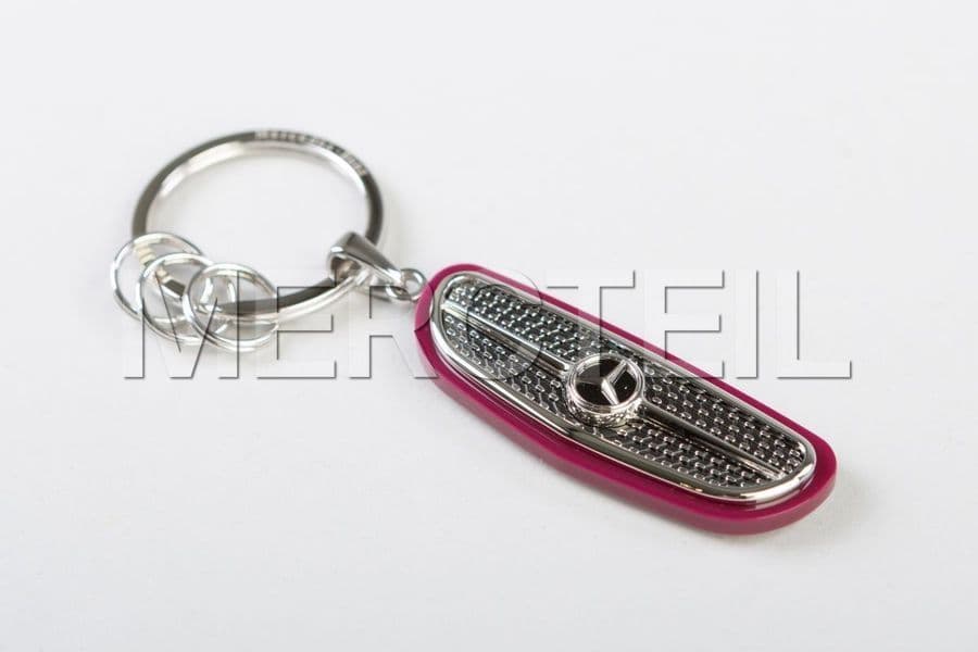 Mercedes-Benz Schlüsselanhänger Atlanta Plum – Silber/plum, Exklusives Design, B66953309
