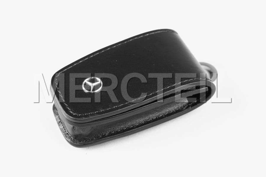 Leather Key Cover Colored in Black 6th Generation Genuine