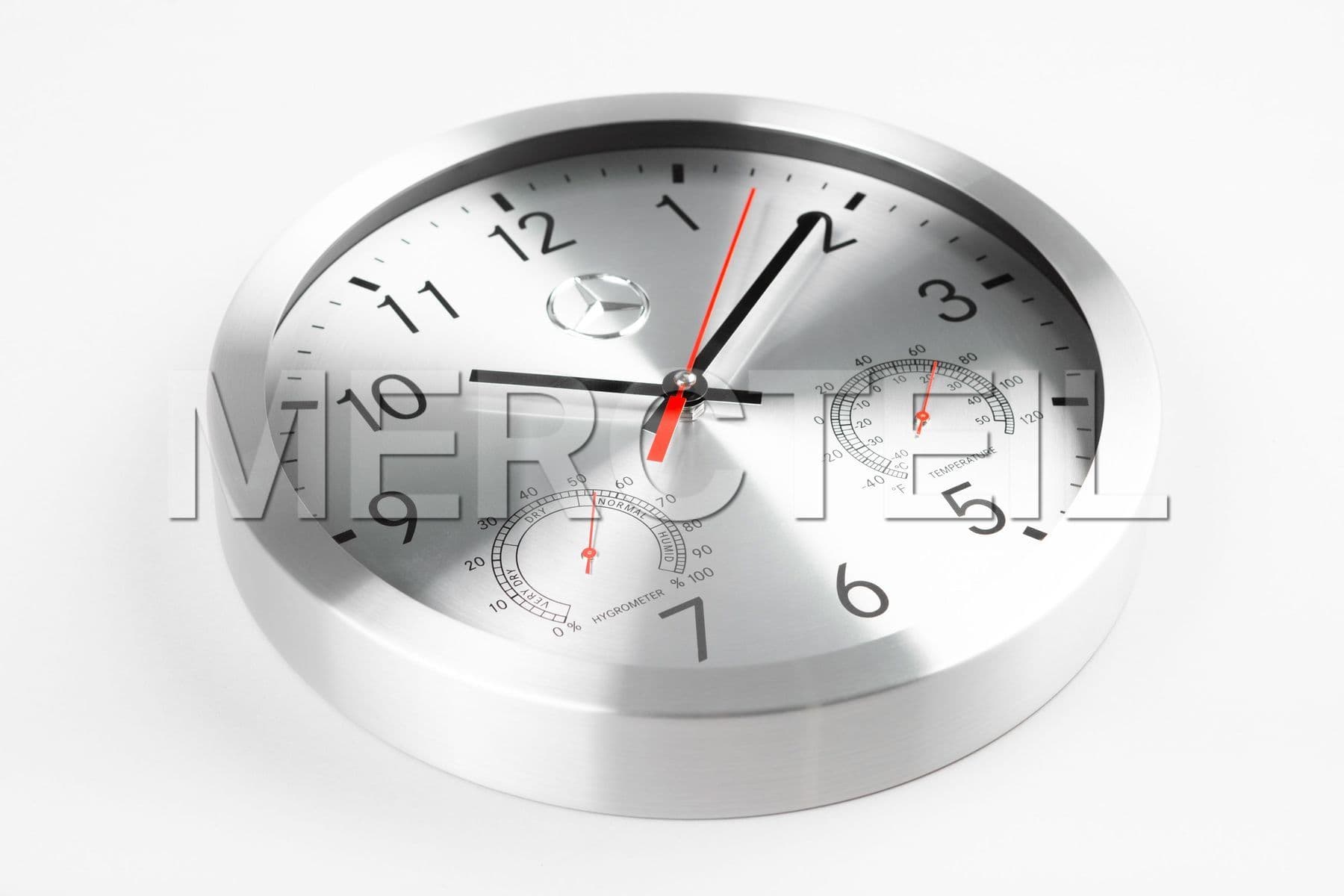 Genuine Mercedes Benz Aluminium Wall Clock B67870476 
