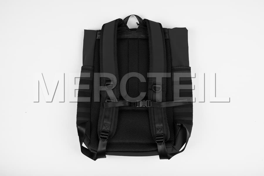 AMG weekend bag (black, leather / polyester)
