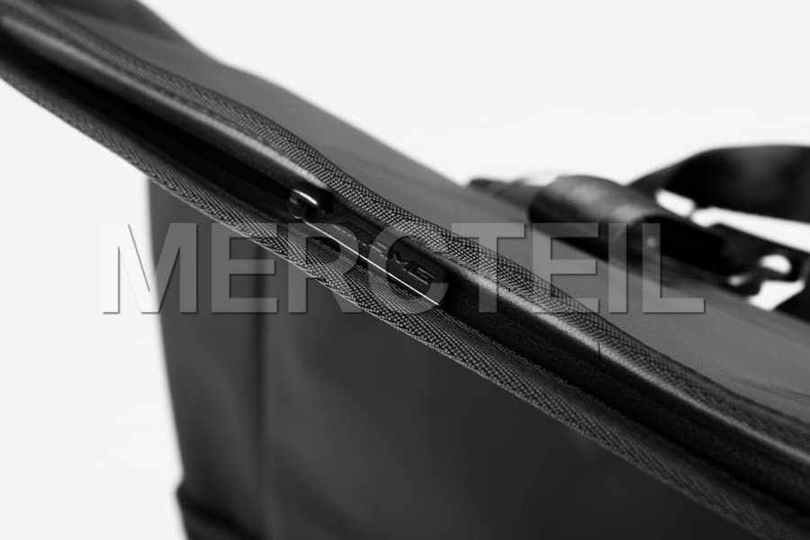 AMG weekend bag (black, leather / polyester)