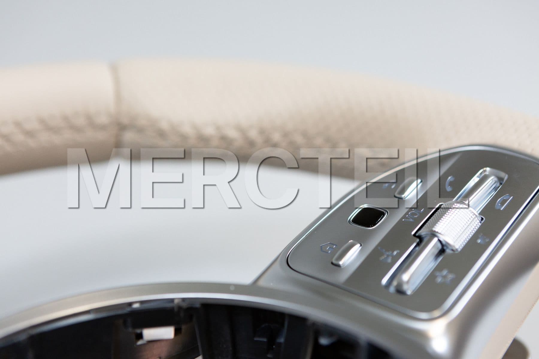 AMG Steering Wheel with Beige Nappa Leather Genuine Mercedes-AMG (Part number: A00046047098U00)