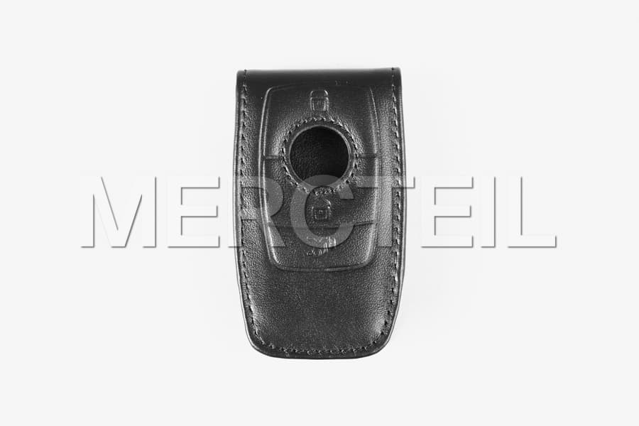 Black Leather Key Sleeve 6th Generation Genuine Mercedes Benz preview 0