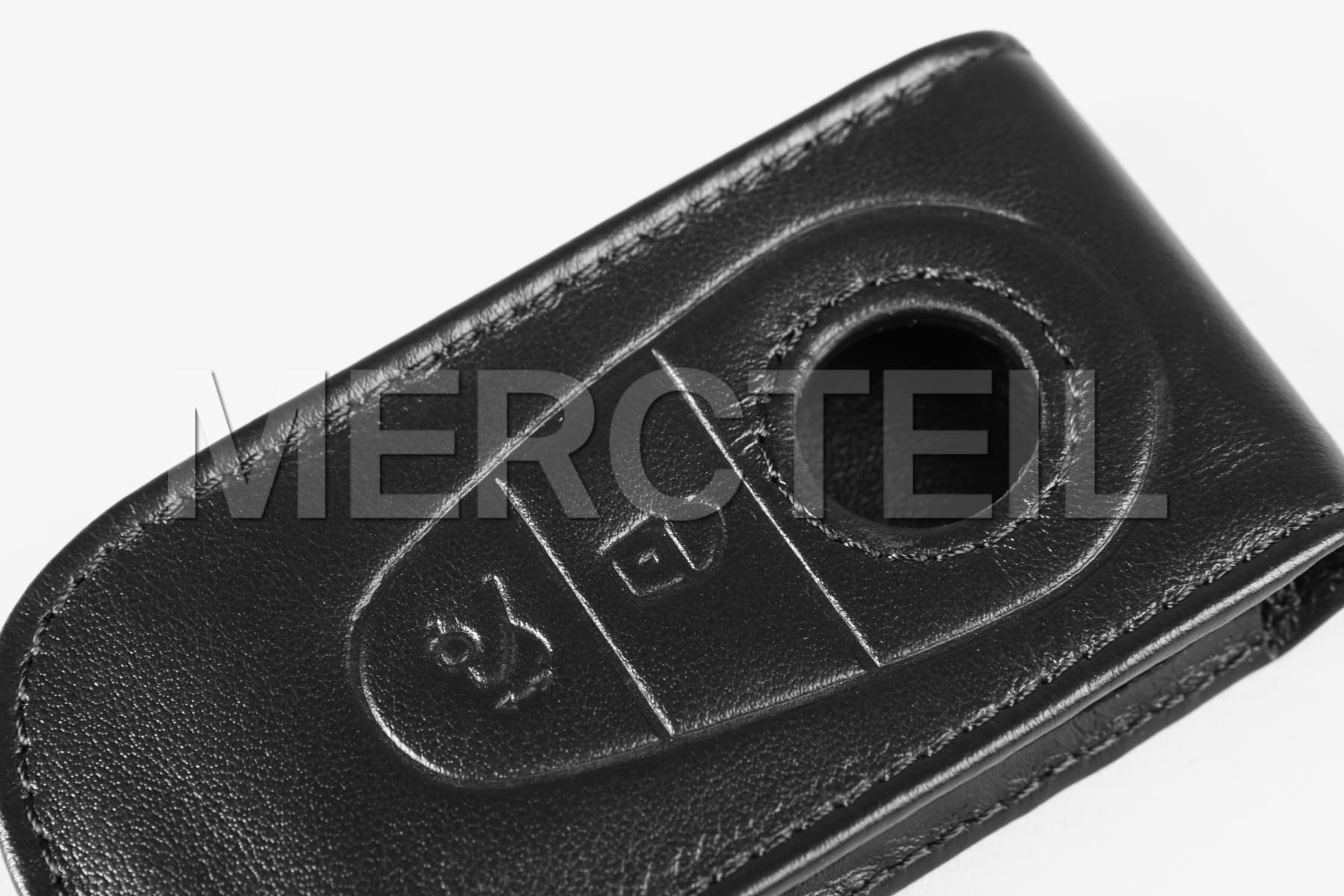 Leather Black Key Sleeve 8th Generation Genuine Mercedes-Benz (Part number: B66960576)