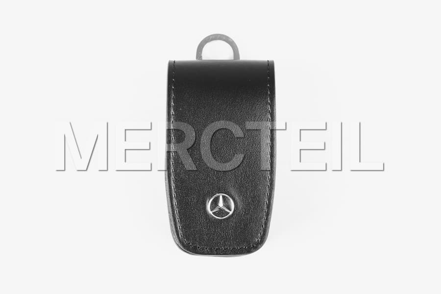 Black Leather Key Wallet 6th Generation Genuine Mercedes Benz preview 0