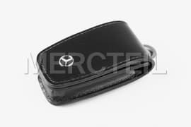 Leather Key Cover Colored in Black 6th Generation Genuine Mercedes-Benz (Part number: B66958408)