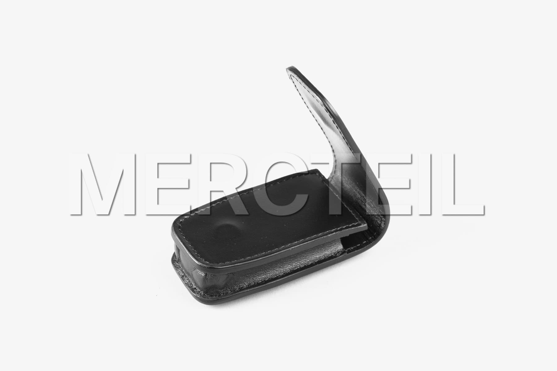 Leather Key Cover Colored in Black 6th Generation Genuine Mercedes-Benz (Part number: B66958408)