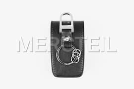 Leather Key Cover Colored in Black 8th Generation Genuine Mercedes-Benz (Part number: B66959108)