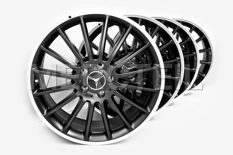 Black Mercedes C63 AMG Wheels for C-Class preview 0