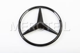 Black Radiator Grill Star Emblem Badge Genuine Mercedes Benz (part number: 	
A00081777029197)