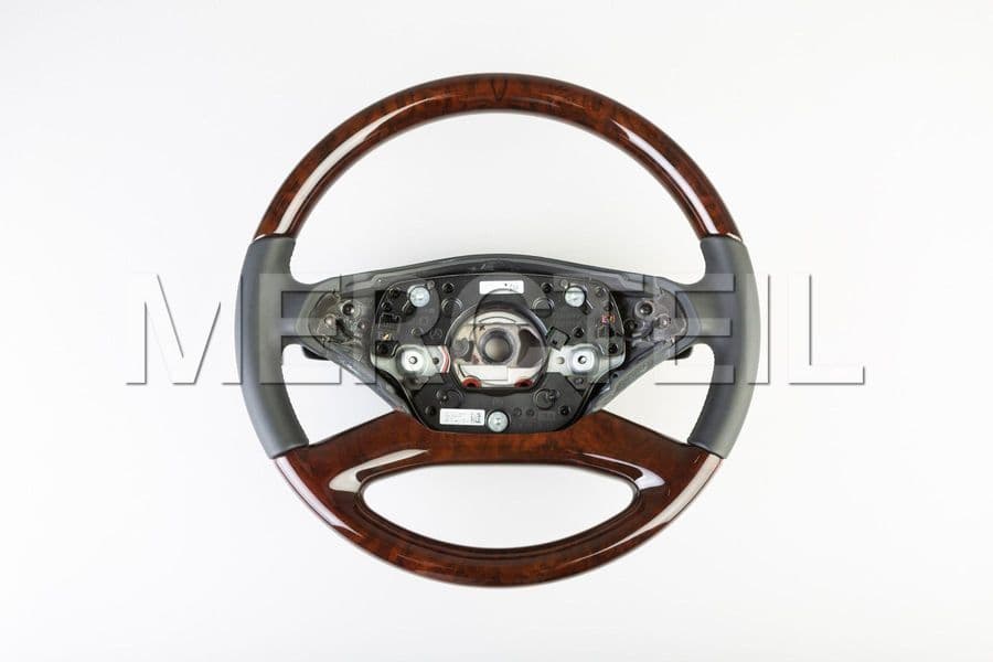 Black Steering Wheel With Walnut Veneer for S-Class & CL-Class preview 0