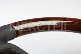 Black Steering Wheel With Walnut Veneer for S-Class & CL-Class (part number: 	
A22146095039E38)