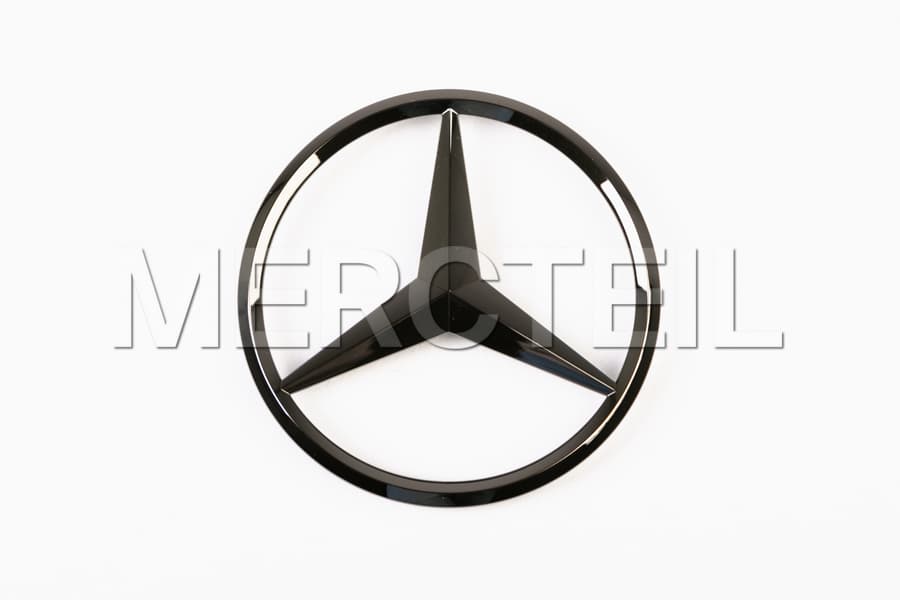 Black Trunk Star Badge C Class Estate Night Package S206 Genuine Mercedes Benz preview 0