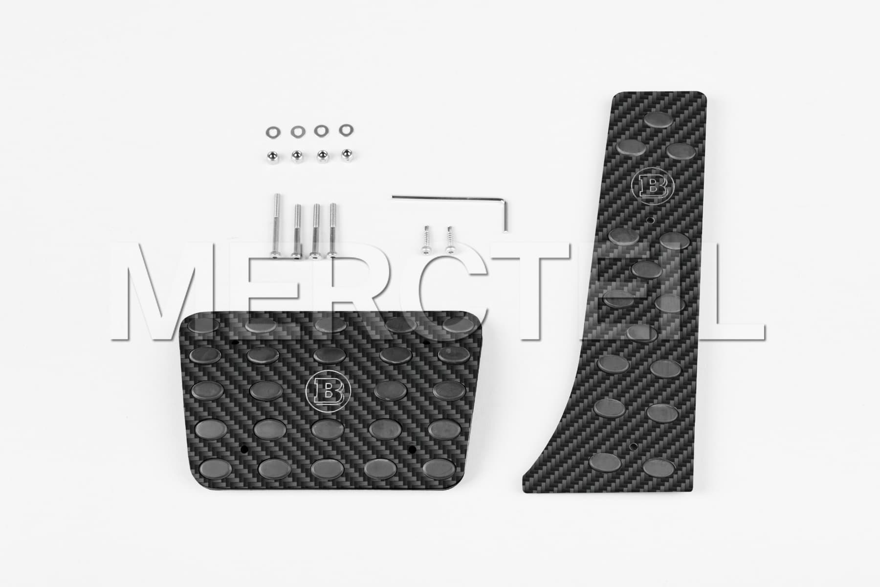 BRABUS Carbon Pedal Pads Kit Genuine BRABUS (Part number: 223-816-10-C)