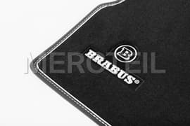 G-Class BRABUS Floor Mats Colored in Black LHD W465 Genuine BRABUS 465-871-00N