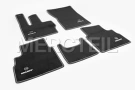 G-Class BRABUS Floor Mats Colored in Black LHD W465 Genuine BRABUS 465-871-00N