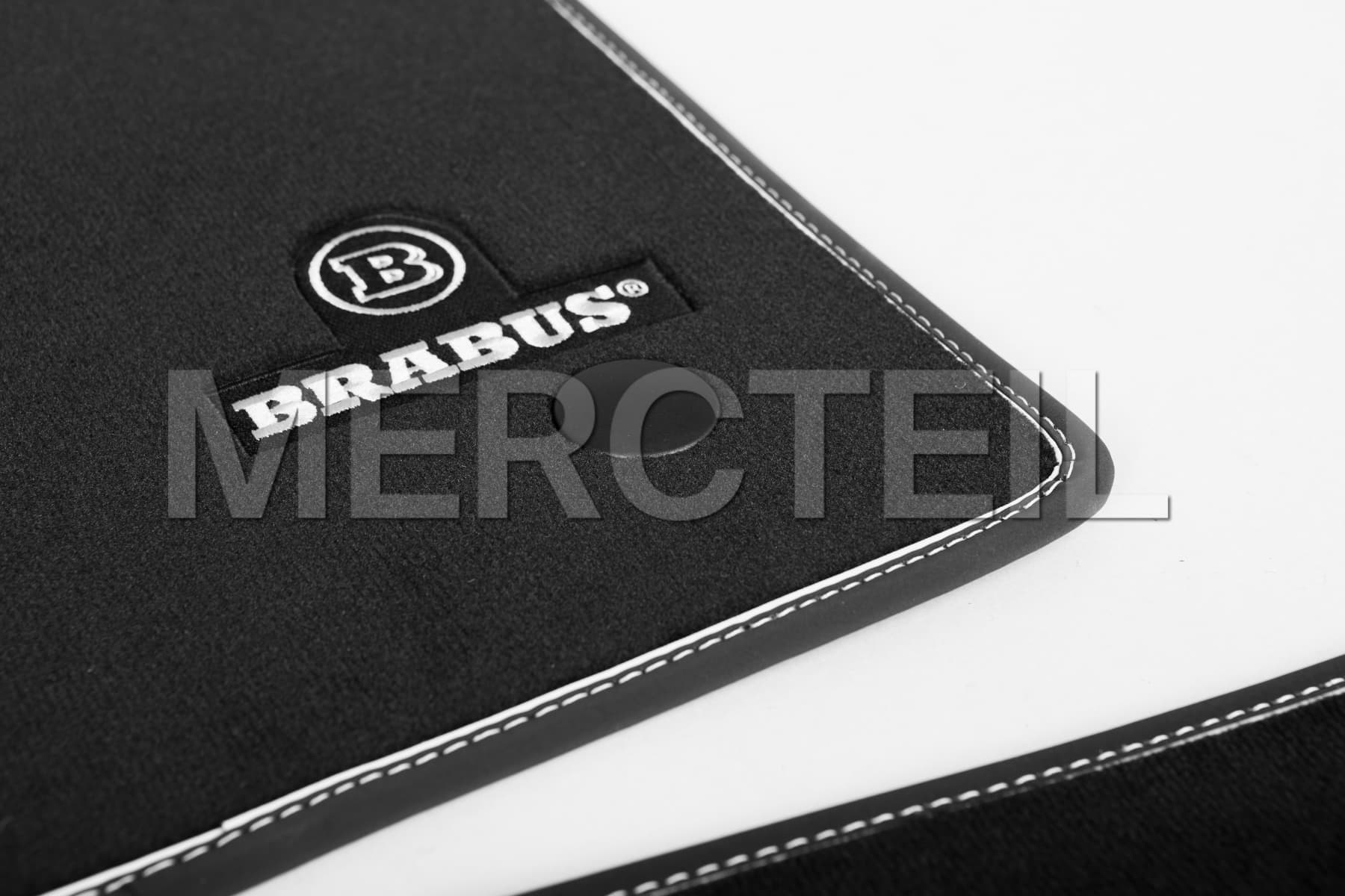 G-Class BRABUS Floor Mats Colored in Black LHD W465 Genuine BRABUS 465-871-00N