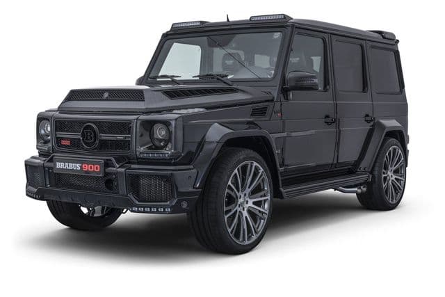 BRABUS Carbon Fiber Roof Attachment with High-Beam Headlights for G-Class