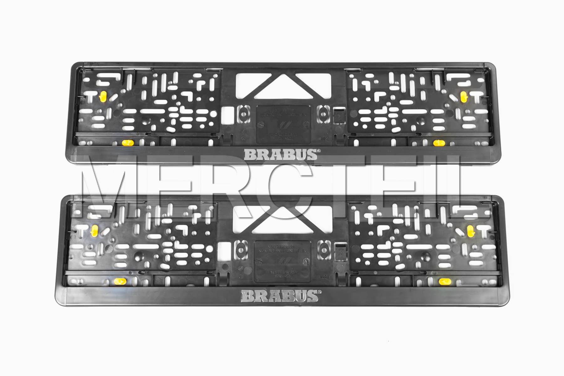 BRABUS License Plate Holder Set for Front and Back Genuine BRABUS 900-000-02