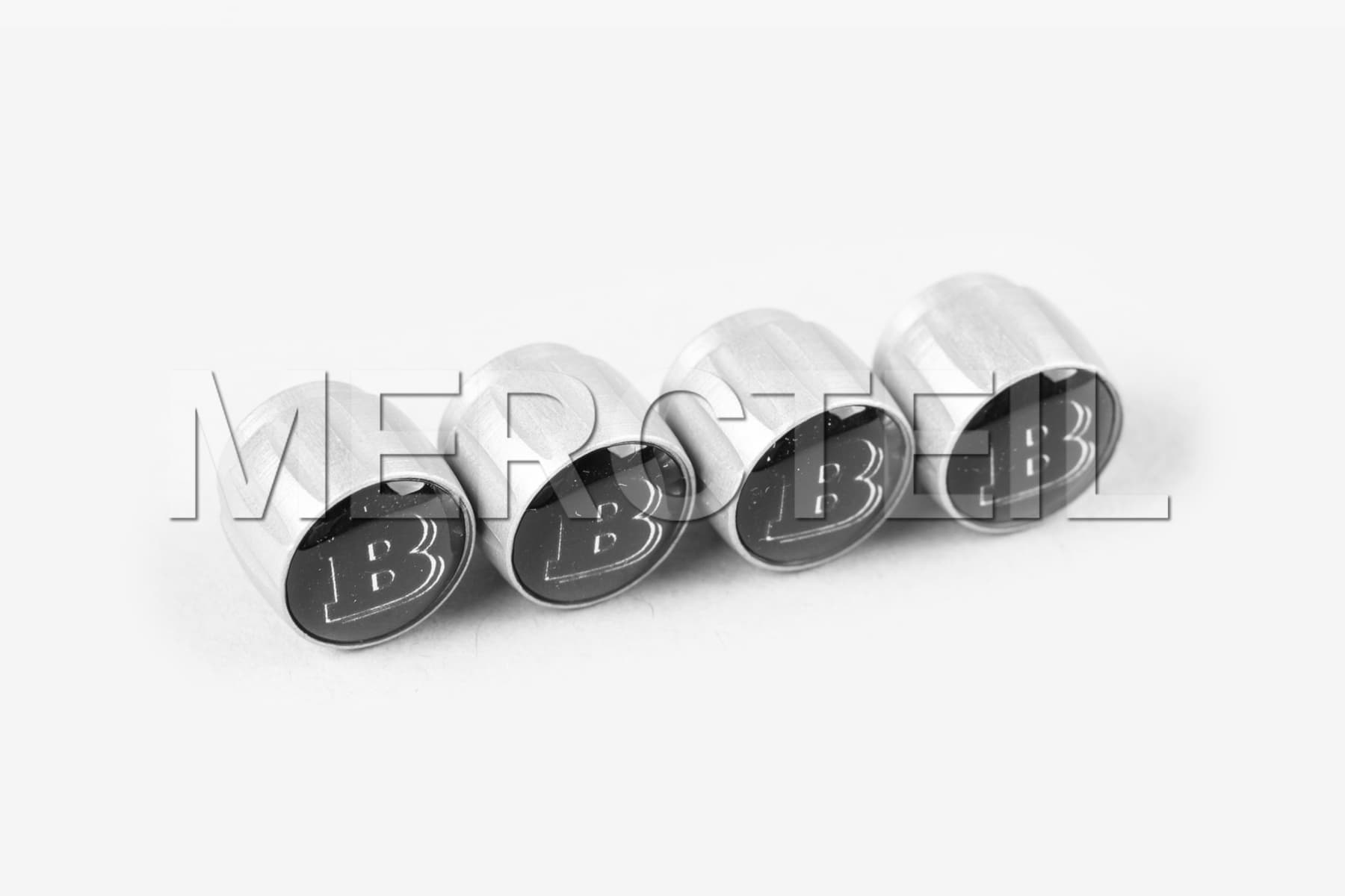 Silver Valve Caps Genuine BRABUS Accessories (part number: VG-02-AL)
