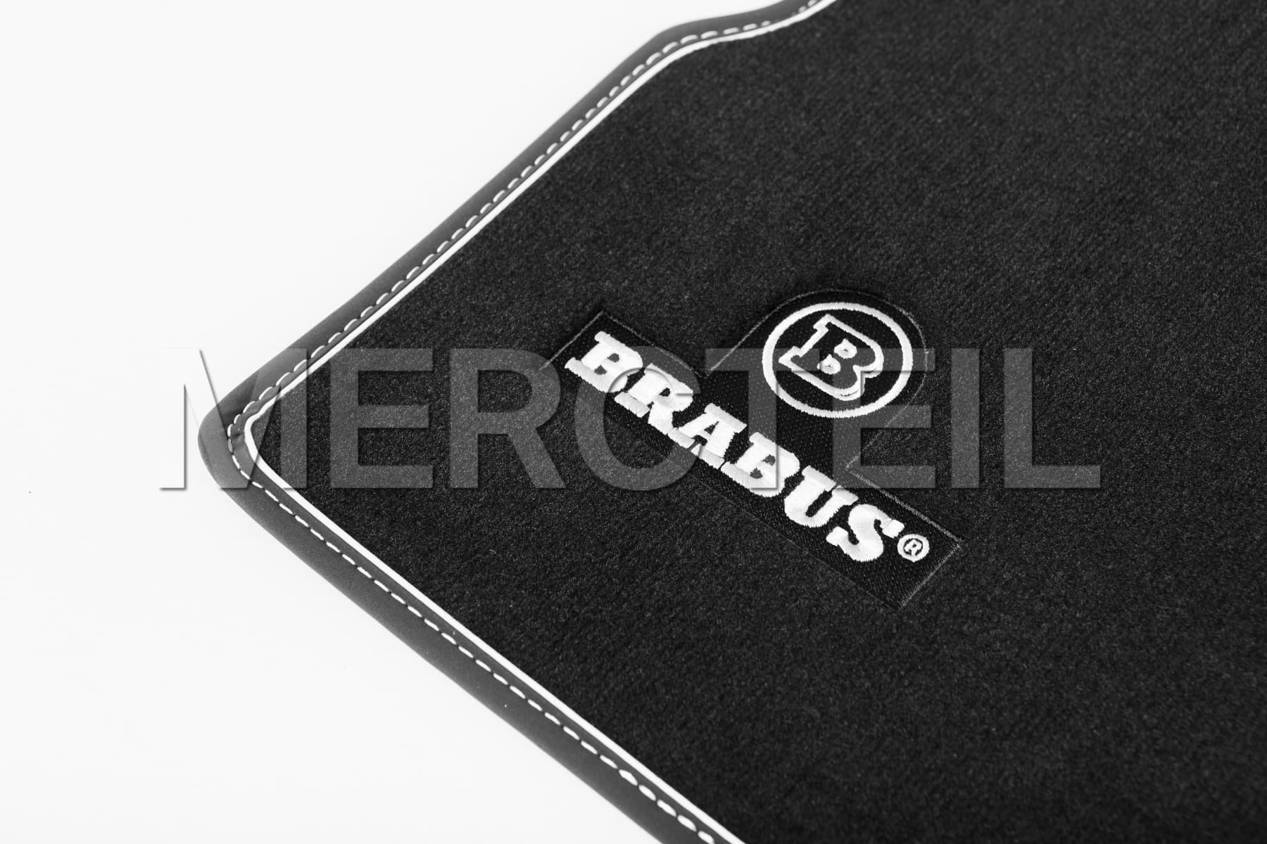 BRABUS Velour Floor Mats Black G Class W463A W464 Genuine BRABUS (part number: 464-871-00N)