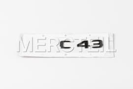 C43 AMG Schwarze Logo-Beschriftung W/S206 Original Mercedes-AMG (Teilenummer: A2068175100)