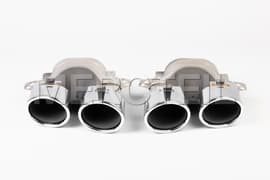 C43 AMG Exhaust Tips & Tail Pipes Chrome W205 / W206 Genuine Mercedes-AMG (Part number: A0004900800)